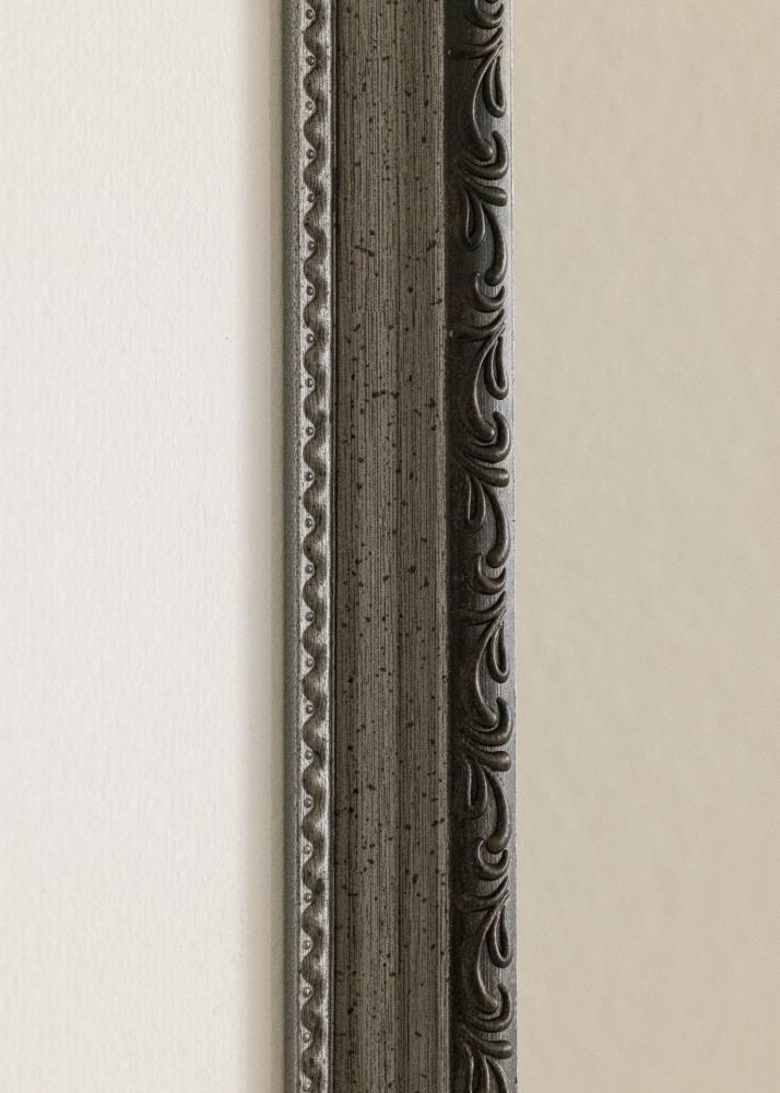 Ramme Abisko Sølv 20x30 cm - Passepartout Hvid 10x20 cm