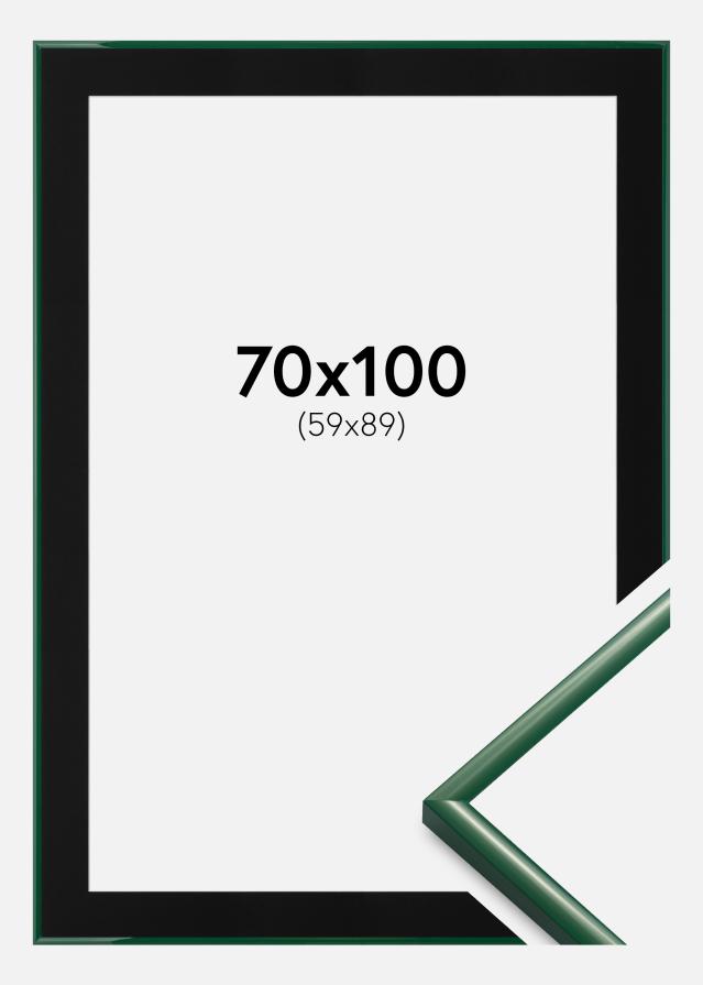 Ramme New Lifestyle Moss Green 70x100 cm - Passepartout Sort 60x90 cm