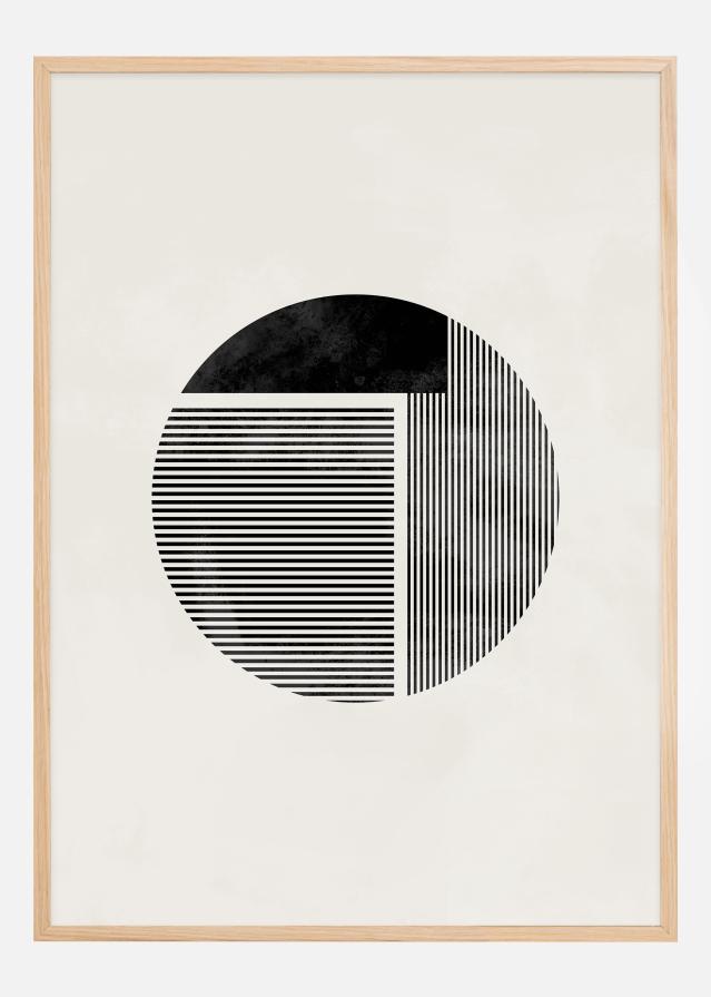 Minimalist round Plakat