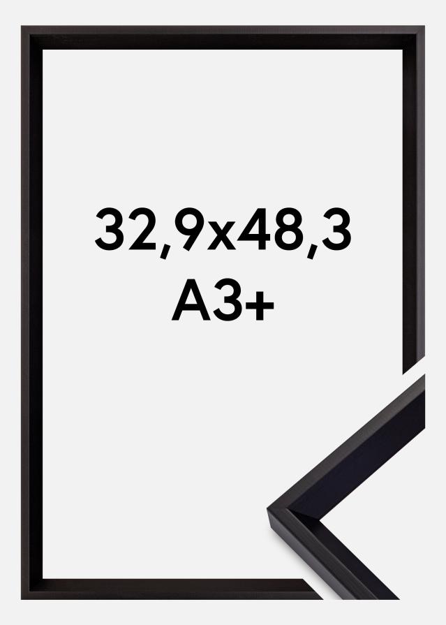 Ramme Globe Akrylglas Sort 32,9x48,3 cm (A3+)