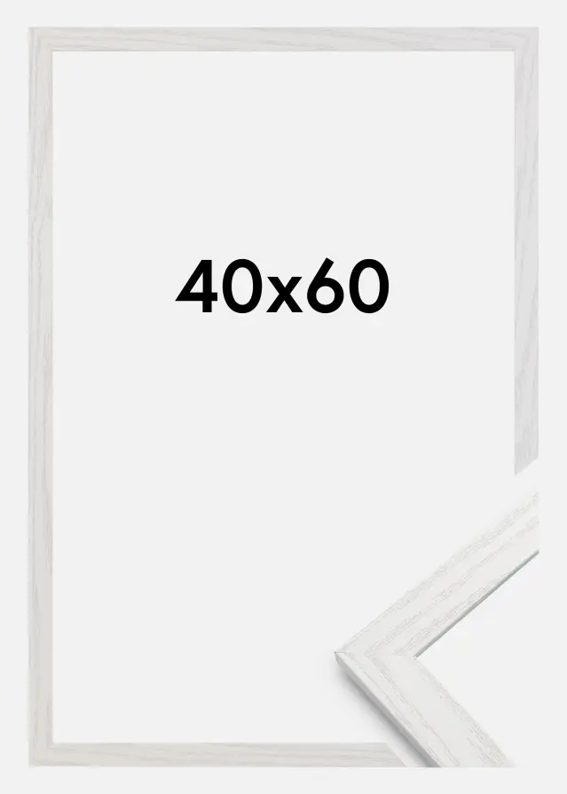Ramme Stilren Akrylglas White Oak 40x60 cm