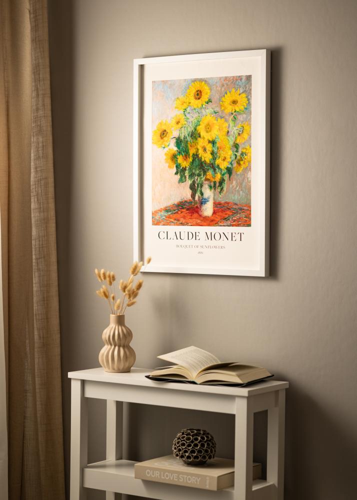 BGA Boksramme Akrylglas Hvid 40x60 cm
