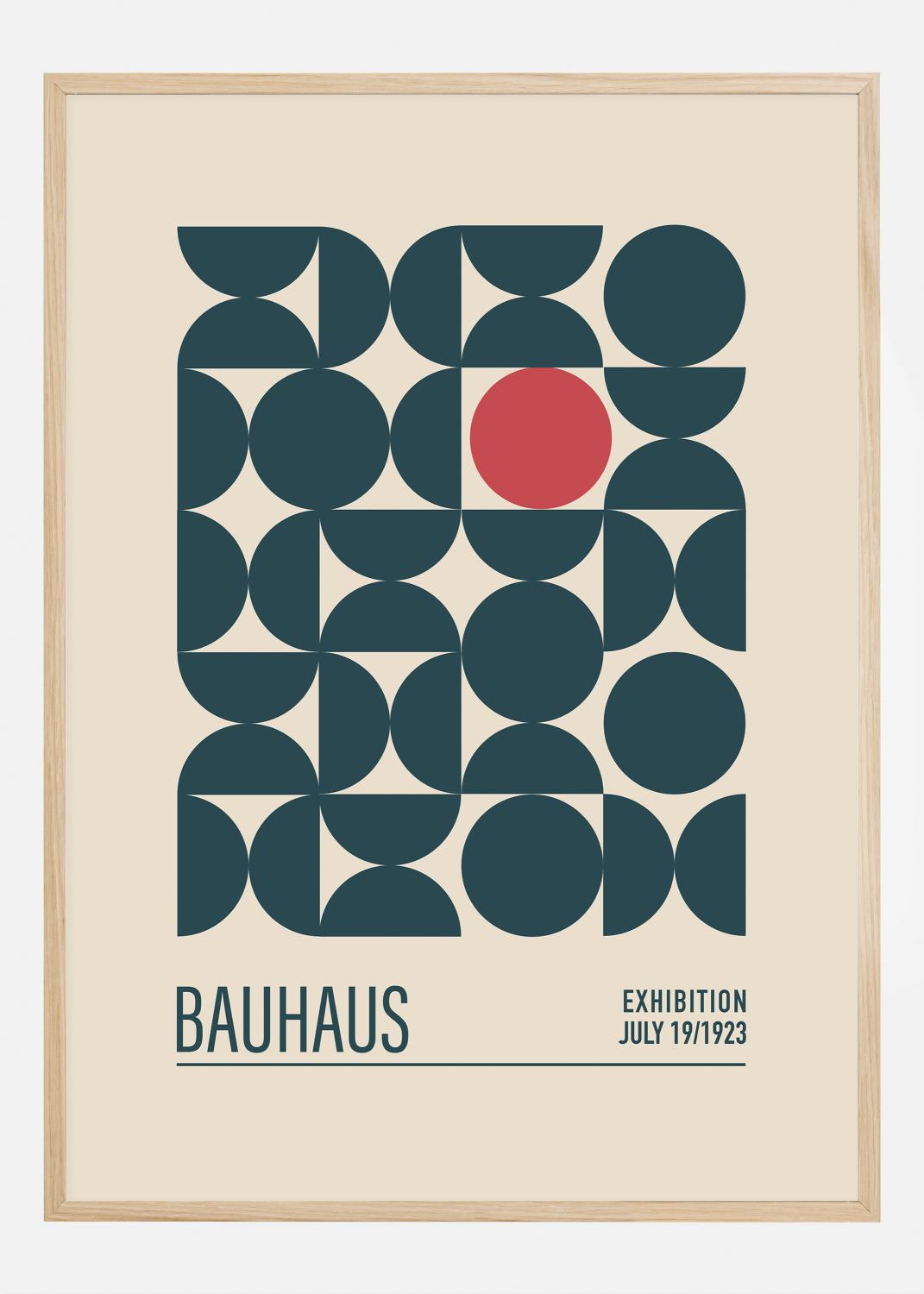 Product Image for Bauhaus Mavi Kureler Plakat (21x29.7 cm (A4))