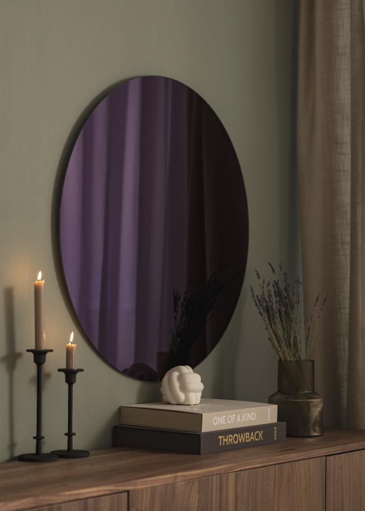Spejl Purple 80 cm Ø