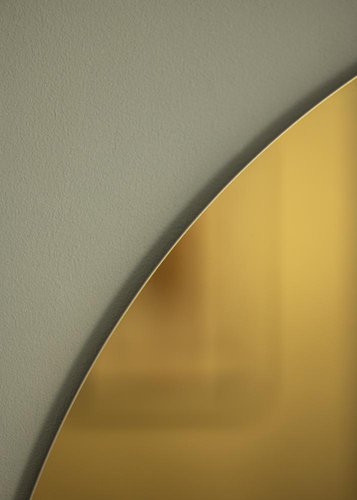 Spejl Golden Yellow 80 cm Ø