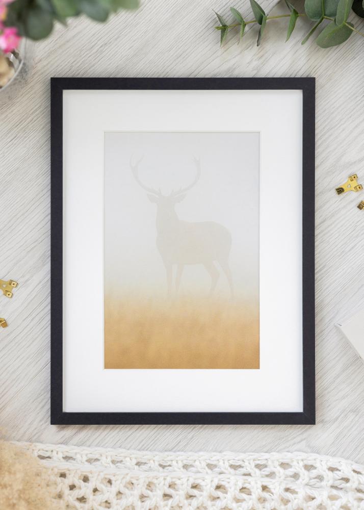 Ramme Trendy Akrylglas Sort 7x22 cm