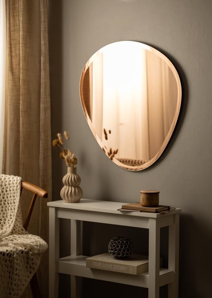 Spejl Shape Rose Gold 68x70 cm