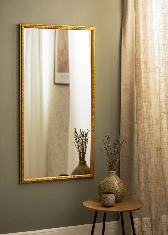 Spejl Nostalgia Guld 55x105 cm