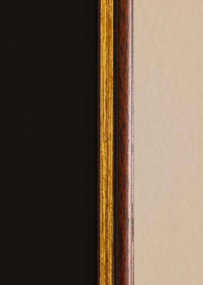 Ramme Horndal Brun 15x15 cm - Passepartout Sort 10x10 cm