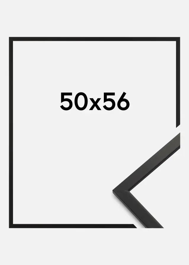 Ramme Edsbyn Akrylglas Sort 50x56 cm
