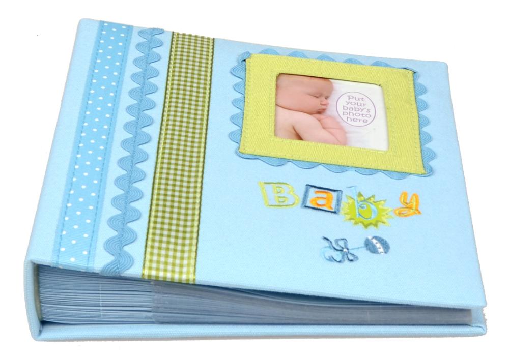 Innova Editions Babyalbum Blå - 180 Bilder i 10x15 cm