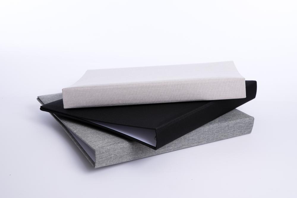 Base Line Canvas Ringbind - Grå