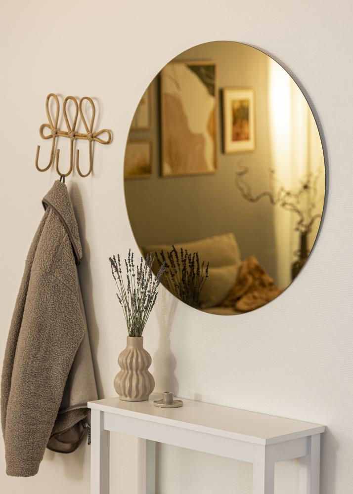 Spejl Golden Yellow 80 cm Ø
