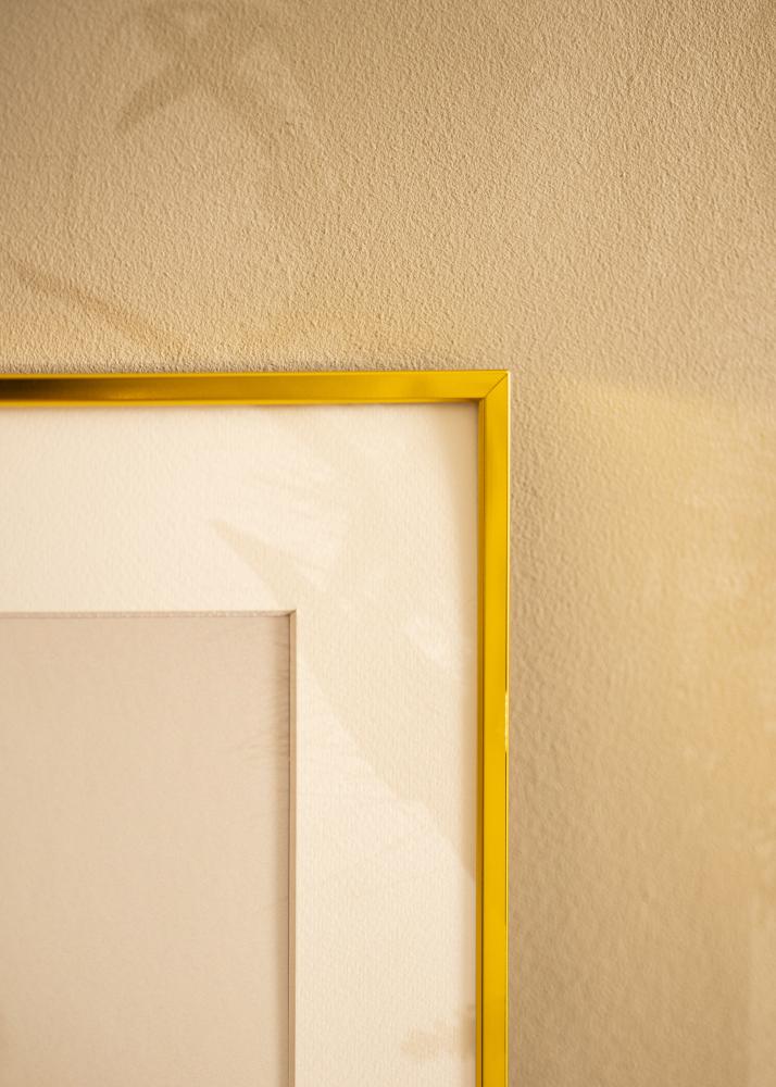 Aluminiumramme Akrylglas Guld 21x29,7 cm (A4)