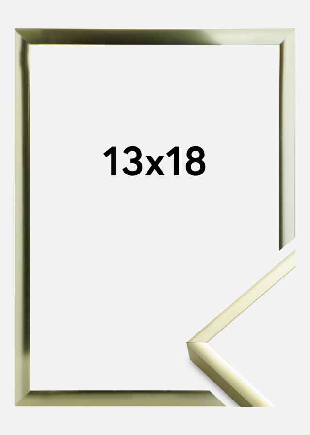 Ramme Aluminum Gold 13x18 cm