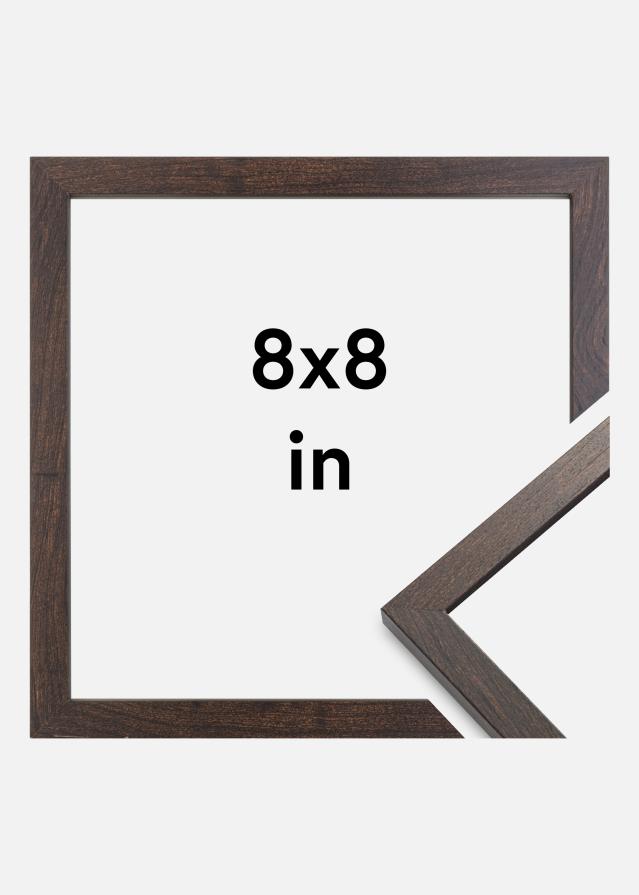 Ramme Trendy Akrylglas Valnød 8x8 inches (20,3x20,3 cm)