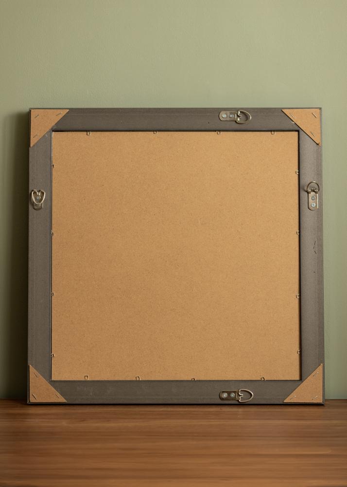 Spejl Alice Sort 48x48 cm