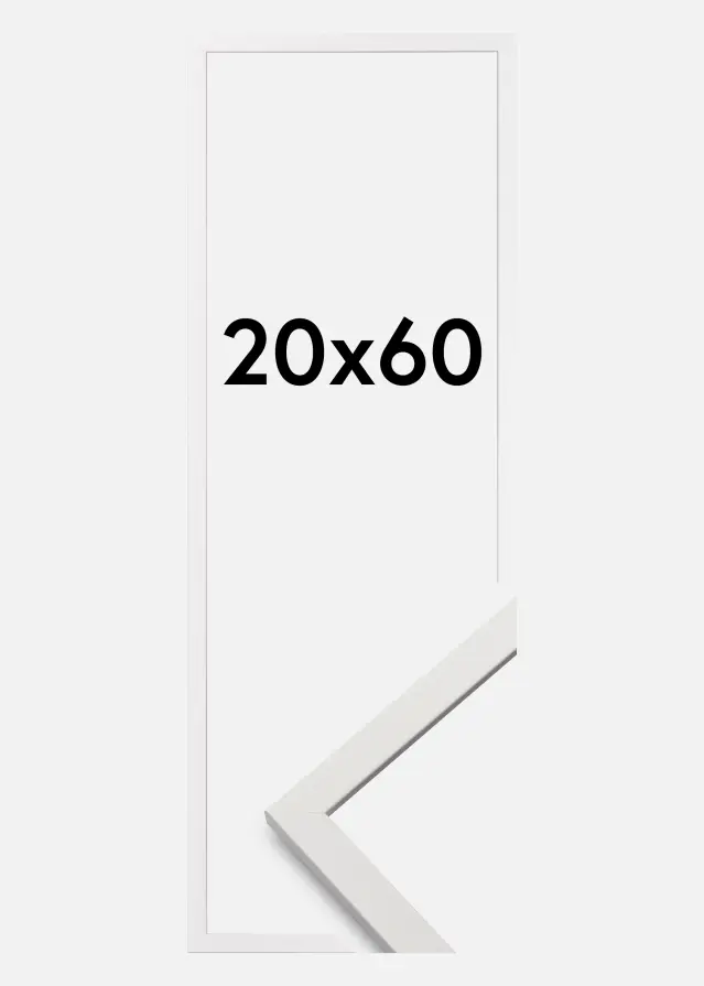 Ramme Edsbyn Hvid 20x60 cm