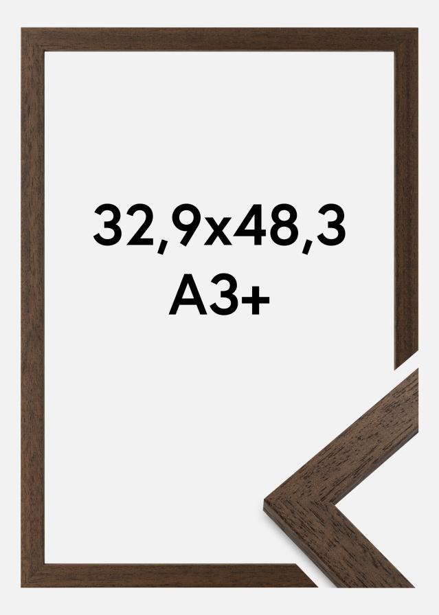 Ramme Brown Wood Akrylglas 32,9x48,3 cm (A3+)