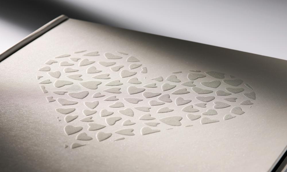 Just for Love Bryllupsalbum - 28x30,5 cm (50 Sorte sider / 25 blade)