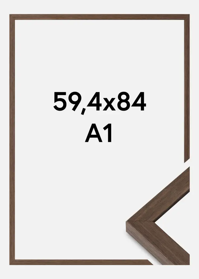 Ramme Hermes Akrylglas Valnød 59,4x84 cm (A1)