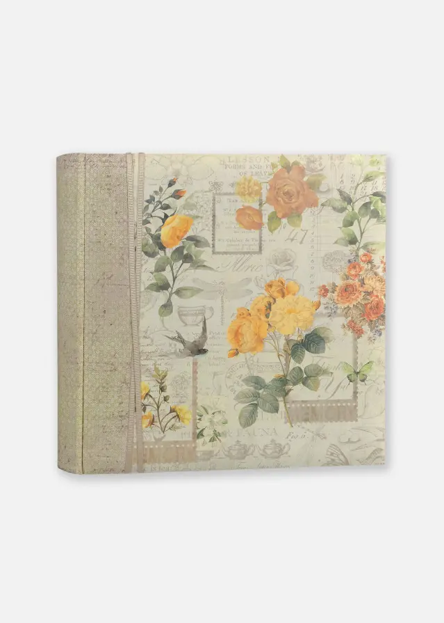 Ophelia Album Beige - 32x32 cm (100 Hvide sider / 50 blade)