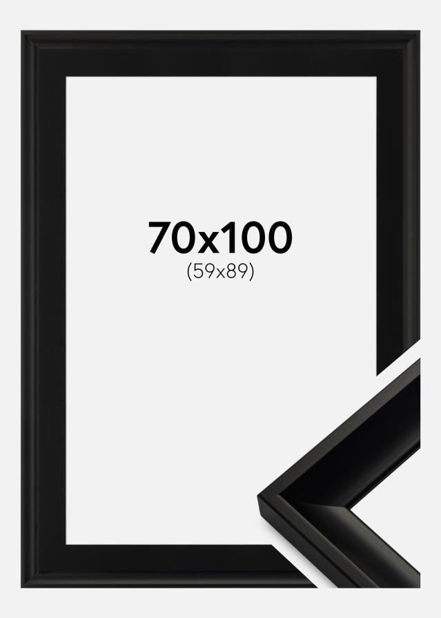 Ramme Öjaren Sort 70x100 cm - Passepartout Sort 60x90 cm