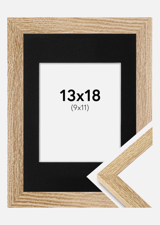 Ramme Selection Eg 13x18 cm - Passepartout Sort 10x12 cm