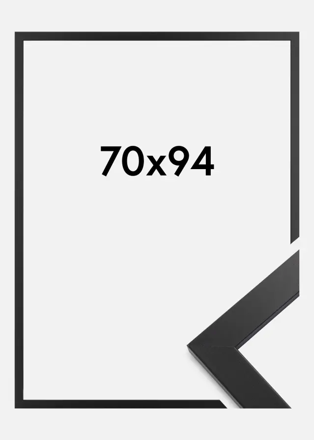 Ramme Black Wood Akrylglas 70x94 cm