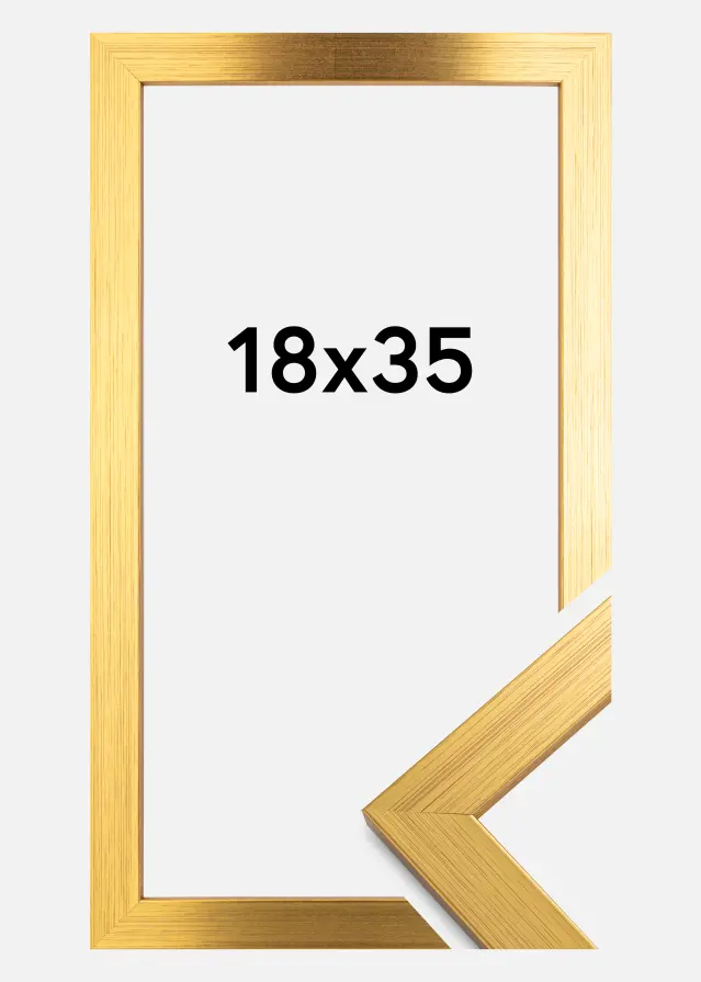 Ramme Gold Wood 18x35 cm