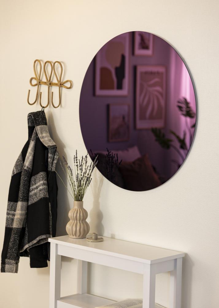 Spejl Purple 80 cm Ø