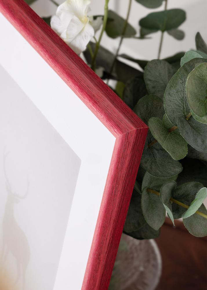 Ramme Cornwall Akrylglas Mørkerød 30x30 cm