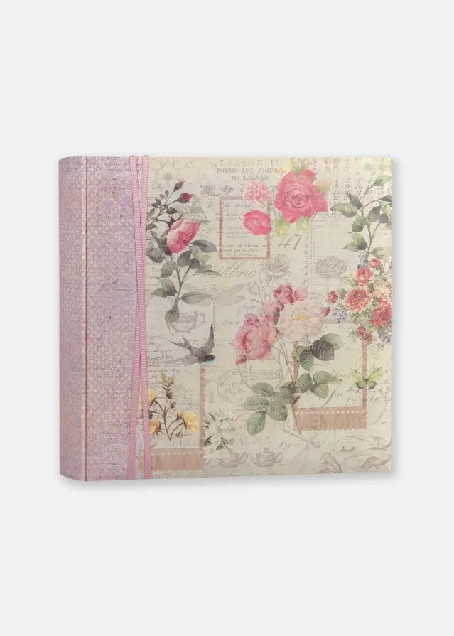 Ophelia Album Rosa - 32x32 cm (100 Hvide sider / 50 blade)