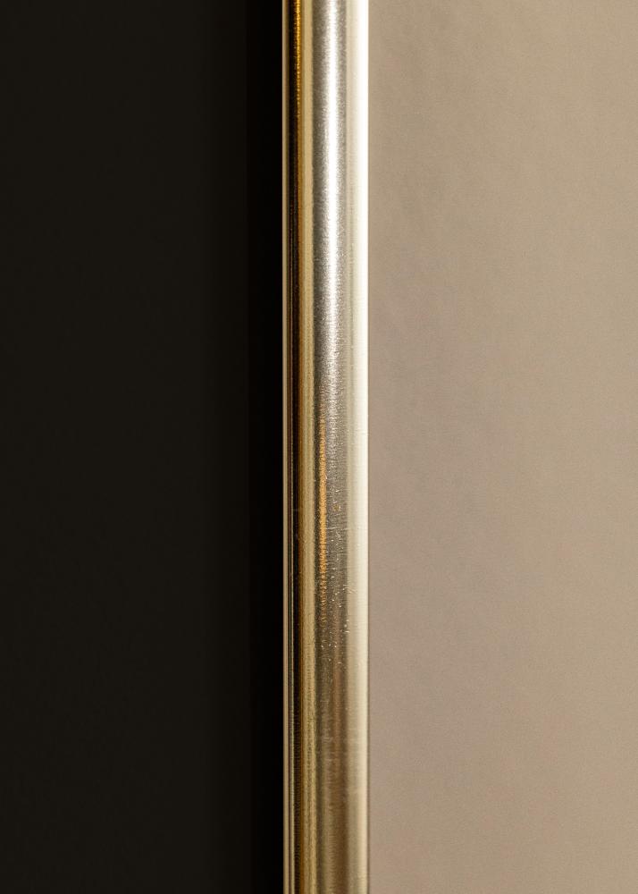 Ramme Aluminium Blank Guld 30x40 cm - Passepartout Sort 8x12 inches