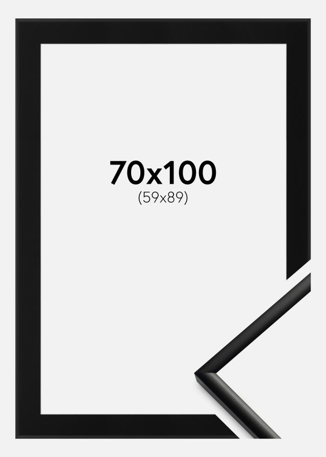 Ramme New Lifestyle Mat Sort 70x100 cm - Passepartout Sort 60x90 cm