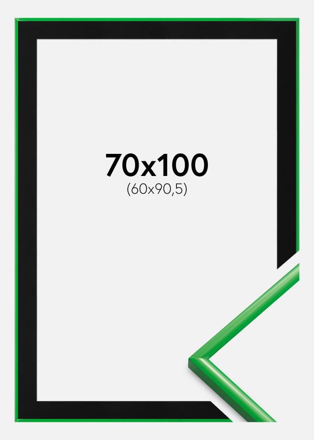 Ramme New Lifestyle Grass Green 70x100 cm - Passepartout Sort 61x91,5 cm