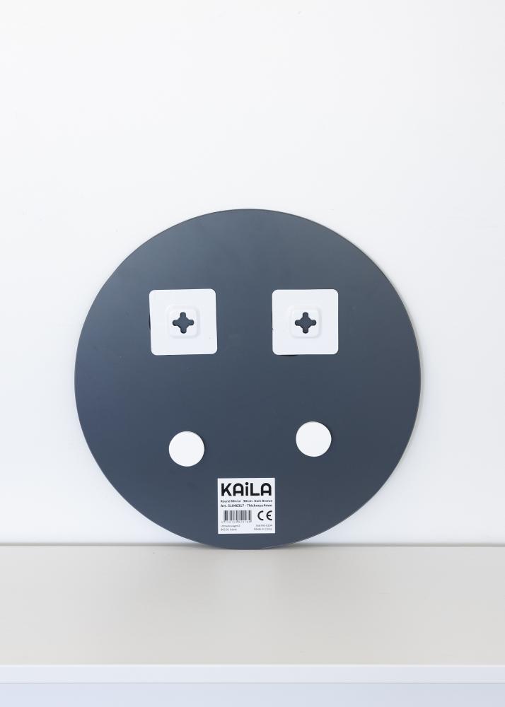 KAILA Rundt Spejl Dark Bronze 30 cm
