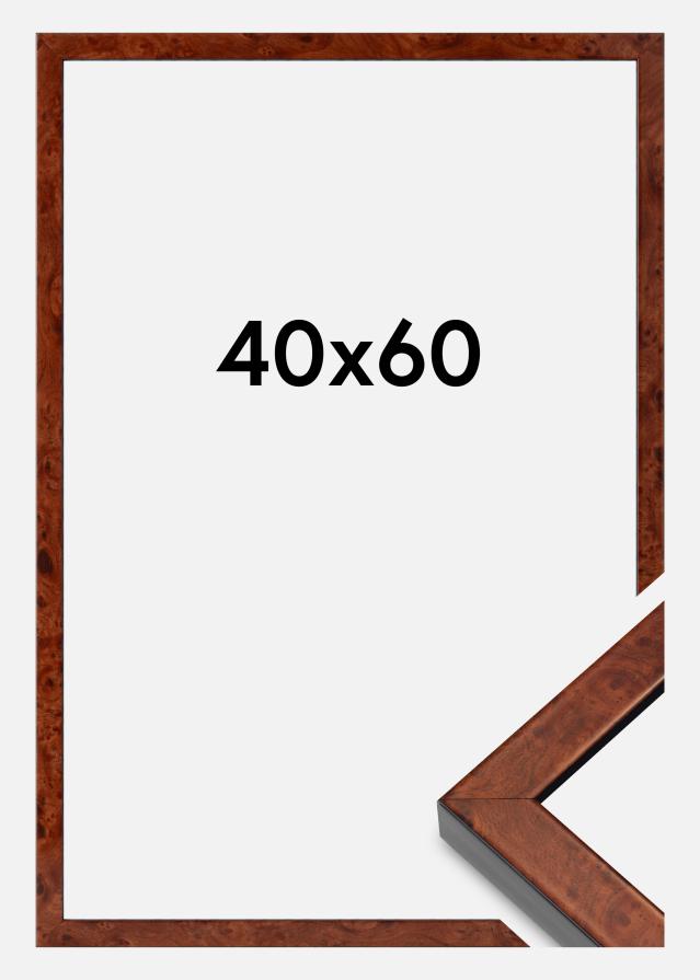 Ramme Hermes Akrylglas Burr Walnut 40x60 cm