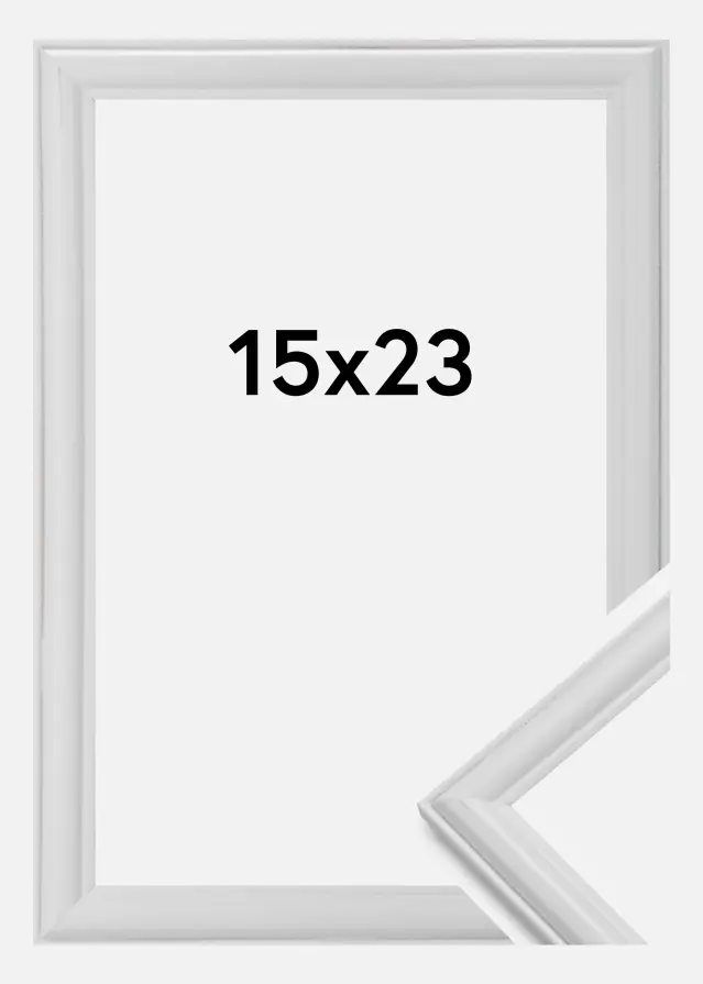 Ramme Line Hvid 15x23 cm