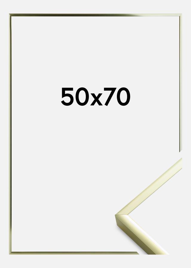 Ramme Aluminum Gold 50x70 cm