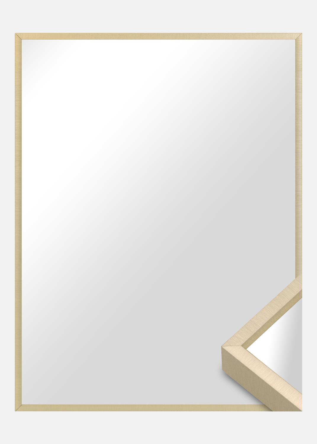 Product Image for Spegel Nielsen Premium Alpha Børstet Guld - Egne Mål