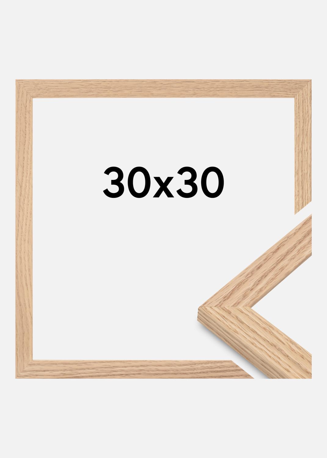 Product Image for Ramme Tidløs Akrylglas Massiv Eg 30x30 cm