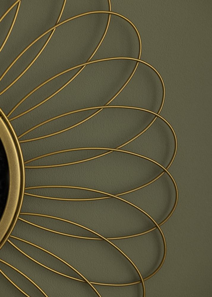 KAILA Spejl Flower - Guld 50 cm Ø