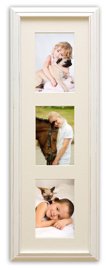 Orsi Collageramme Hvid - 3 Billeder