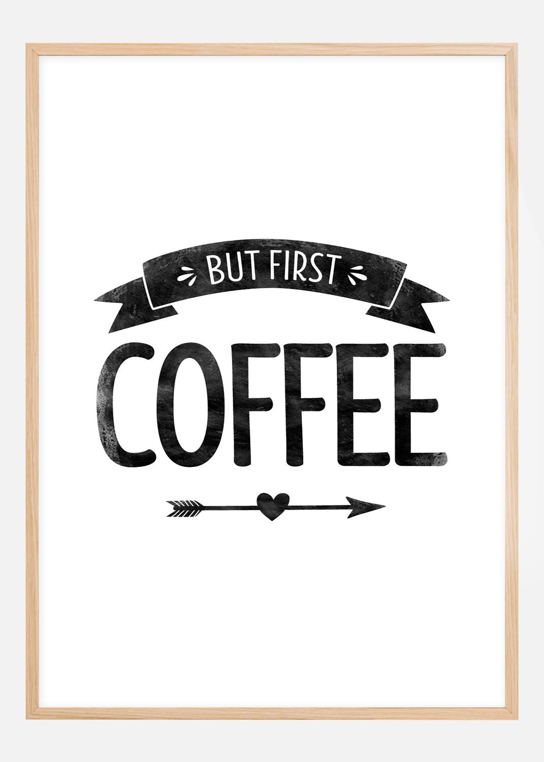 Product Image for But first coffee Retro Plakat (40x50 cm)