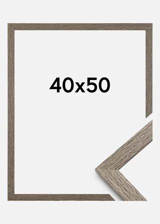 Ramme Stilren Akrylglas Dark Grey Oak 40x50 cm