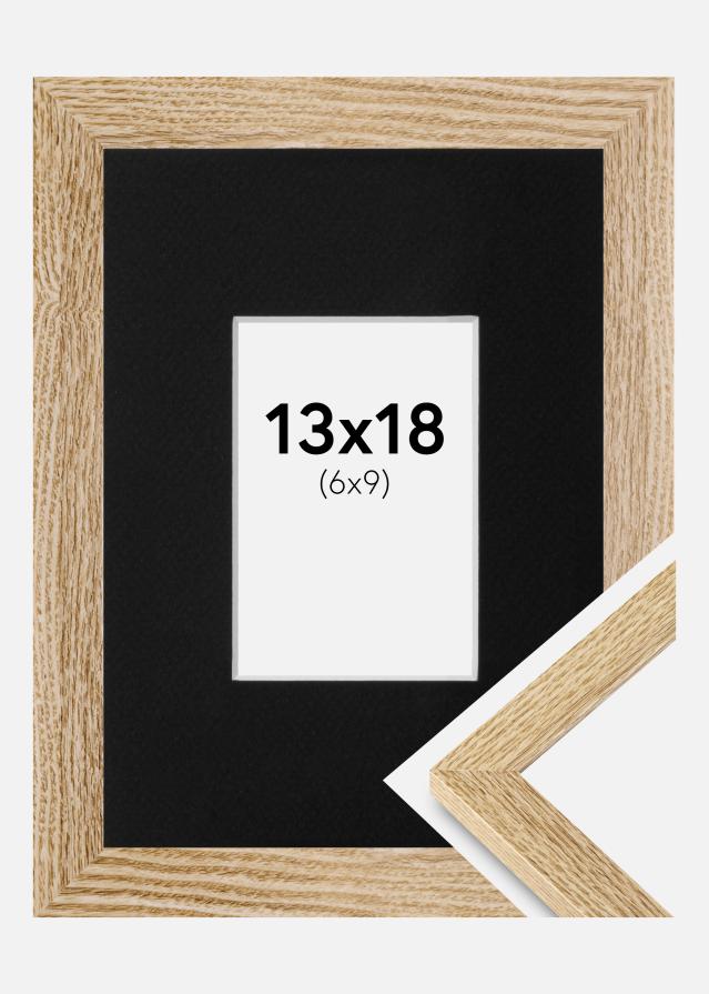 Ramme Selection Eg 13x18 cm - Passepartout Sort 7x10 cm