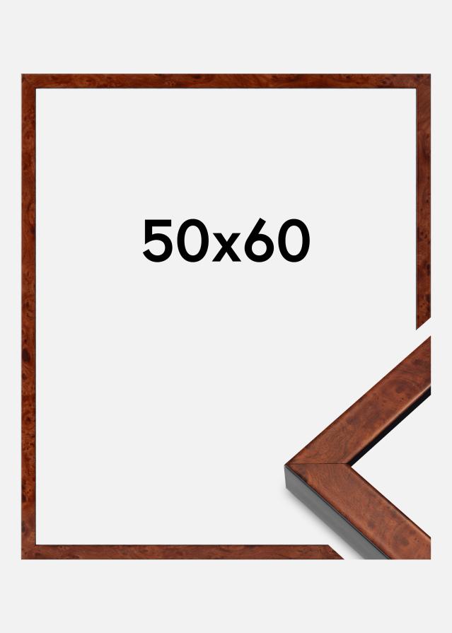 Ramme Hermes Akrylglas Burr Walnut 50x60 cm
