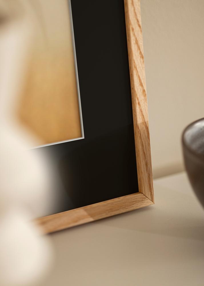 Ramme E-Line Eg 70x70 cm - Passepartout Sort 60x60 cm