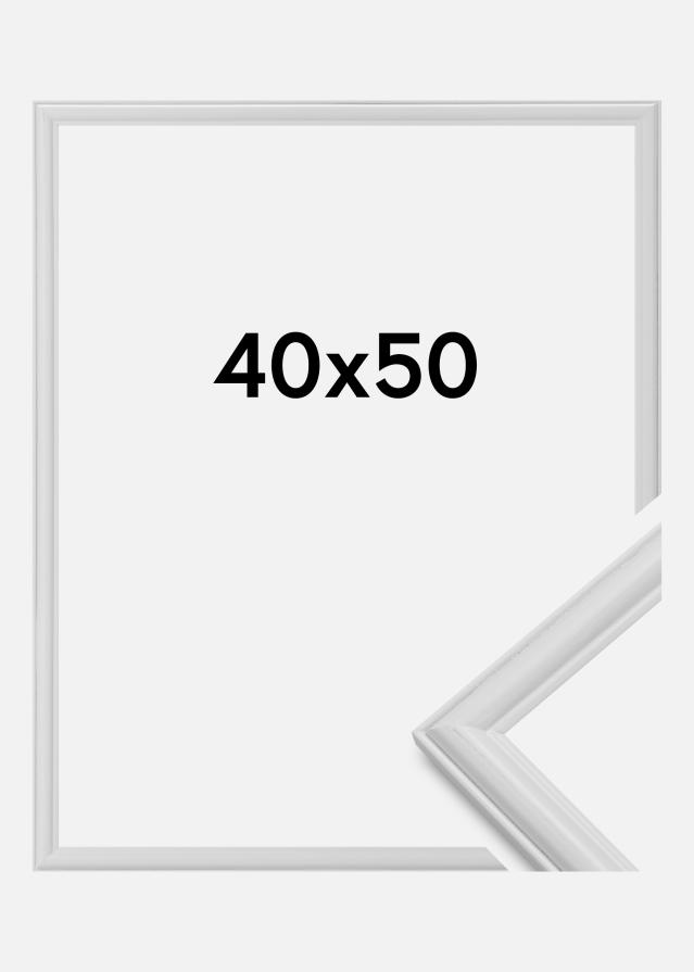 Ramme Line Hvid 40x50 cm